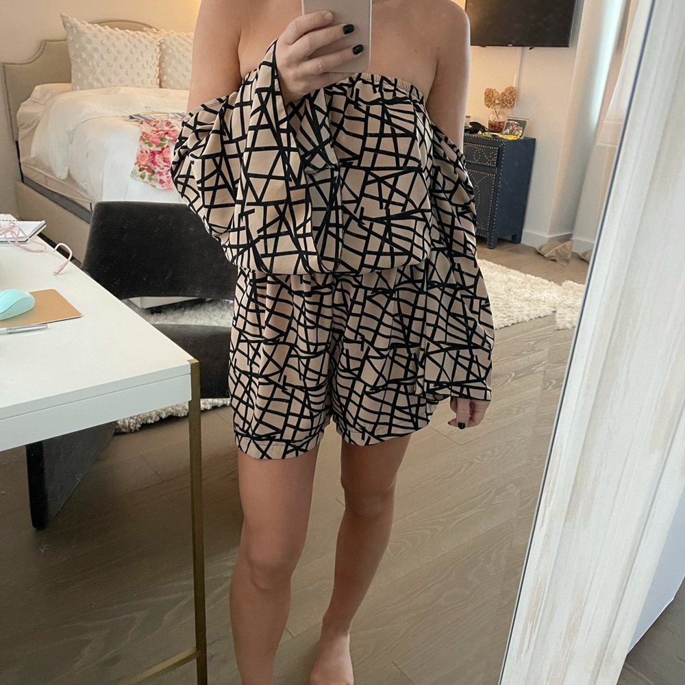 Printed romper